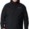 31ENb6YJeuL._AC_.jpg Columbia Mens Ascender II Hooded Softshell Rain Jacket, Black, Small : Sports & Outdoors