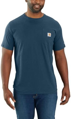 31G3xNtxSDL._AC_.jpg Carhartt Men's Force Relaxed Fit Midweight Short-Sleeve Pocket T-Shirt, Light Huron Heather, XX-Large |