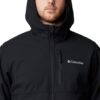 31d6U06oF9L._AC_.jpg Columbia Mens Ascender II Hooded Softshell Rain Jacket, Black, Small : Sports & Outdoors