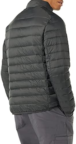 31tiHCZrK7L._AC_.jpg Amazon Essentials Men's Packable Lightweight Water-Resistant Puffer Jacket (Available in Big & Tall), Dark Grey, X-Large : Sports & Outdoors