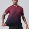 31uqu6NSBKL._AC_.jpg 5 Pack Men’s Active Quick Dry Crew Neck T Shirts | Athletic Running Gym Workout Short Sleeve Tee Tops Bulk (Set 3, Large) : Clothing, Shoes & Jewelry