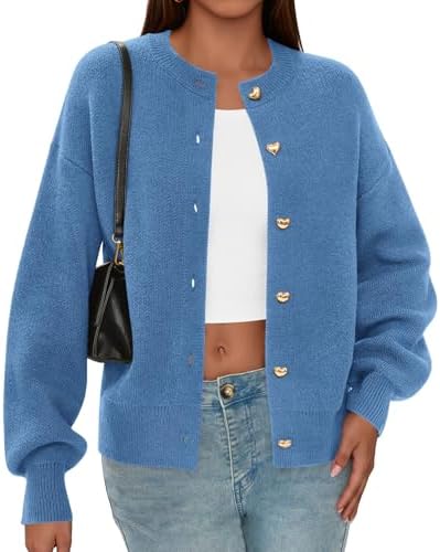410JVqd4gjL._AC_.jpg PRETTYGARDEN Cardigan for Women 2026 Fall Fashion Long Sleeve Trendy Button Down Work Office Sweaters Cute Winter Jacket (Grey Blue,Small) at Amazon Women’s Clothing store
