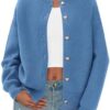 41DSz7PjCL._AC_.jpg PRETTYGARDEN Cardigan for Women 2026 Fall Fashion Long Sleeve Trendy Button Down Work Office Sweaters Cute Winter Jacket (Grey Blue,Small) at Amazon Women’s Clothing store