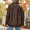 41QMHqZIu9L._AC_.jpg AUTOMET Women's Oversized Faux Leather Jacket - Fall Motorcycle Style Coat with Zipper Closure Brown M at Amazon Women's Coats Shop