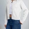 41QNvN1bOrL._AC_.jpg Trendy Queen Cropped Cardigan Sweaters for Women Lightweight Y2k Fall Outfits Spring Fashion Clothes 2026 Grey M at Amazon Women’s Clothing store