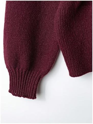 41T7Lx07yjL._AC_.jpg GORGLITTER Women's Wrap Cardigan Deep V Neck Long Sleeve Dressy Sweater Business Casual Outfits Burgundy Large at Amazon Women’s Clothing store