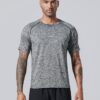 41WythOkWDL._AC_.jpg 5 Pack Men’s Active Quick Dry Crew Neck T Shirts | Athletic Running Gym Workout Short Sleeve Tee Tops Bulk (Set 3, Large) : Clothing, Shoes & Jewelry