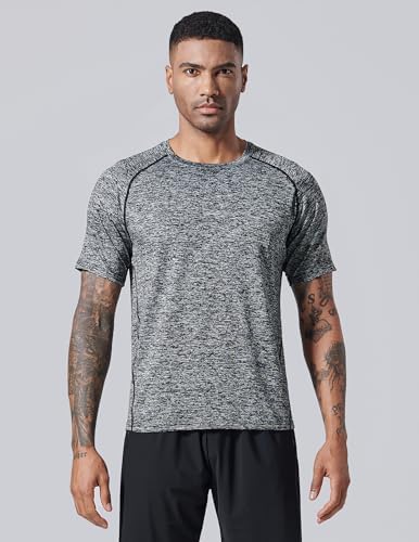 41WythOkWDL._AC_.jpg 5 Pack Men’s Active Quick Dry Crew Neck T Shirts | Athletic Running Gym Workout Short Sleeve Tee Tops Bulk (Set 3, Large) : Clothing, Shoes & Jewelry