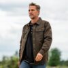 41ZV3cPKXdL._AC_.jpg Legendary Whitetails Mens Flannel Lined Shirt Jacket Waxed Cotton Water Resistant Shacket, Tobacco, LRG at Amazon Men’s Clothing store Camouflage Hunting Apparel