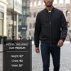 Michael Kors Men's Lightweight Bomber Jacket, Wind and Water Resistant, Black, Large at Amazon Men’s Clothing store