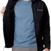 41tTxAJpxgL._AC_.jpg Columbia Mens Ascender II Hooded Softshell Rain Jacket, Black, Small : Sports & Outdoors