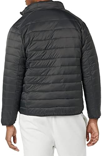 41xD3YvcjcL._AC_.jpg Amazon Essentials Men's Packable Lightweight Water-Resistant Puffer Jacket (Available in Big & Tall), Dark Grey, X-Large : Sports & Outdoors