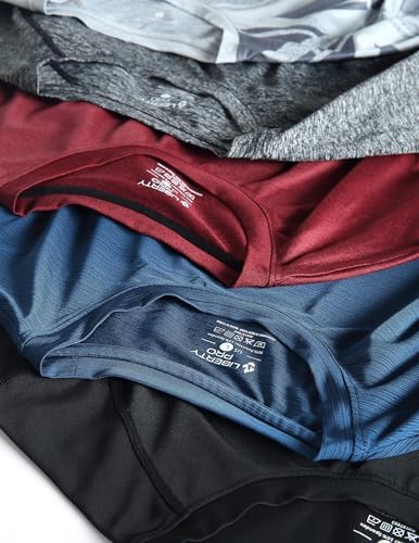 51eA5VqAJL._AC_.jpg 5 Pack Men’s Active Quick Dry Crew Neck T Shirts | Athletic Running Gym Workout Short Sleeve Tee Tops Bulk (Set 3, Large) : Clothing, Shoes & Jewelry