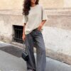 51jiQefZu2L._AC_.jpg PEHMEA 3 Pcs Women's Oversized T-Shirts Cotton Short Sleeve Vintage Washed Baggy Boyfriend Streetwear Summer Tops(Black+Beige+ArmyGreen-L) at Amazon Women’s Clothing store