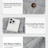 Mina Self Women's 2026 Plaid Houndstooth Coat - Lightweight Fully Lined Button Casual Daily Office Work Jacket with Pockets
